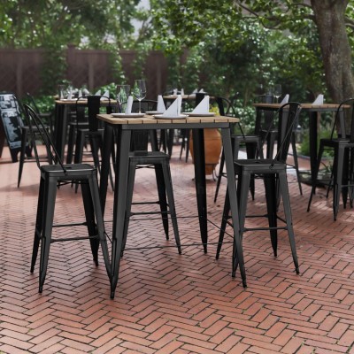 Комплект барный: стол, 2 стула UrbanBar - купить в Верхнесаитово